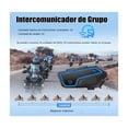 thumbnail image 3 of Intercomunicador Para Casco De Moto Fm Radio 2000m negro azul, 3 of 4