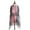 Rose, variante sur Foulard pour Dames à Rayures, Châle à Carreaux Coloré, Style Élégant pour Dames, Foulard Chaude et Confortable pour l'Automne et l'Hiver