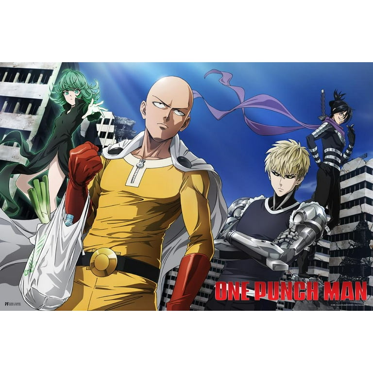 One Punch Man Anime Poster Season 1 Official Art