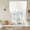 White, variant on Spring Floral Balloon Curtains for Living Room/French Door, Watercolor Summer Botanical Flowers Tie Up Curtains 63 Inch Length Energy Saving Kitchen Curtains Shades for Windows 42"x63"