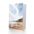 thumbnail image 2 of Artery8 Greeting Card Filey Beach Coastal Cliffs Landscape England Sky Blank For All Him Or Her Art Birthday Card, 2 of 3