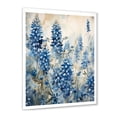 thumbnail image 2 of Designart "Peaceful Blue Bonnets II" Blue Bonnets Picture Framed Canvas Art Print, 2 of 5