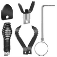 thumbnail image 1 of 1set Drain Cleaner Drill Attachment, Drain Cleaner Combination Cutter- Set for Pipe Drain Cleaner Machine, 1 of 7