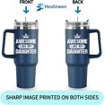 thumbnail image 6 of Funny Birthday Gift For Dad From Daughter, Awesome Like My Daughter Tumbler 40oz, Christmas Father''s Day Gift For Dad, Father In Law Birthday Gift From Daughter In Law, New Bonus Dad Gift, 6 of 6