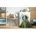 thumbnail image 2 of Ahgly Company Machine Washable Indoor Square Transitional YellowGreen Area Rugs, 5' Square, 2 of 7