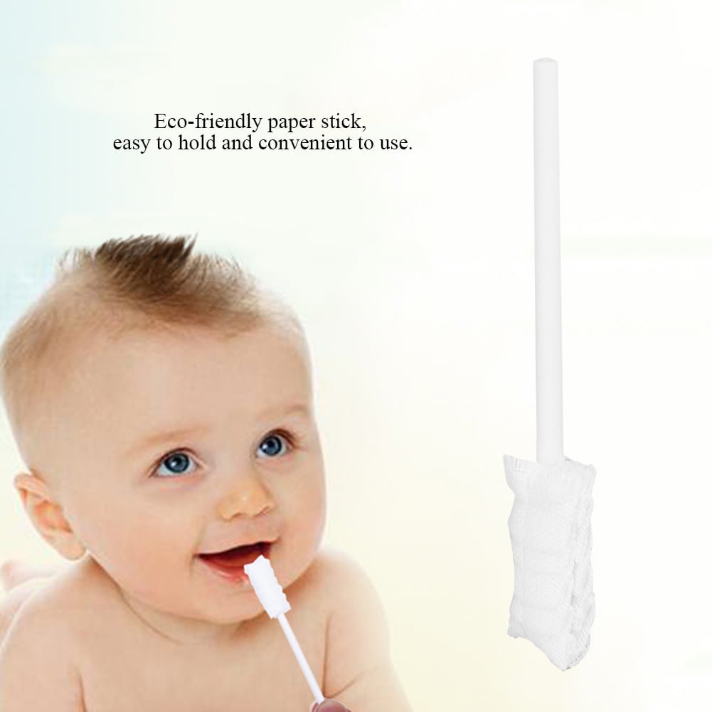 Disposable Baby Gauze Toothbrush Infant Oral Cleaning Stick Care - Main Image
