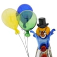 thumbnail image 2 of GlassOfVenice Murano Glass Clown With Balloons, 2 of 6
