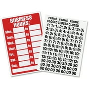 Headline Business Hours Sign