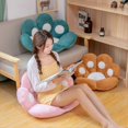thumbnail image 2 of NewwaySeat Cushion Cat Paw Shaped Cute Seat Cushion Cat Paw Shaped Lazy Sofa Office Chair Cushion compatible, 2 of 5
