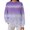 Purple, variant on Spring and Autumn and Attractive Plant Print Casual and Comfortable Women's Blouse Fall Essentials Clothes