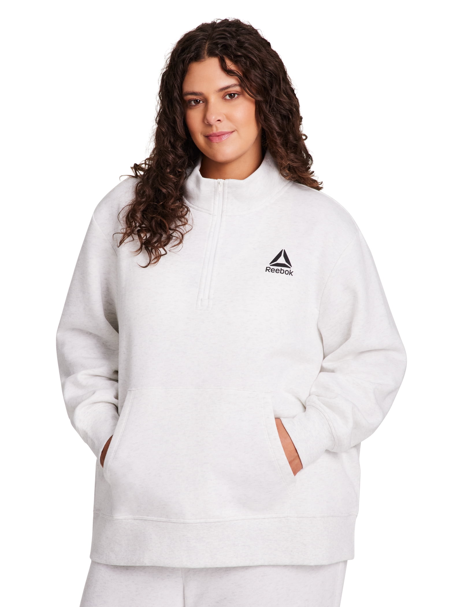 Reebok Women's and Women's Plus Game Day 1/2 Zip Up Sweatshirt, Sizes XS-4X