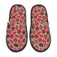 thumbnail image 1 of Fotbe Cute Tomato Pantuflas Peludas para Mujer con Estampado, Zapatillas de Peluche, Zapatos de Invierno para Casa, Uso Interior y Exterior-Medium, 1 of 8