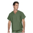 thumbnail image 1 of Landau Essentials V-Neck Scrub Top : 1 Pocket, Reversible, Unisex, Classic Relaxed Fit Medical Scrubs 7502, 1 of 1