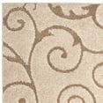 thumbnail image 2 of SAFAVIEH Charlotte Shag Ship Floral Area Rug, Cream/Beige, 8' x 10', 2 of 4