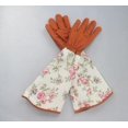 thumbnail image 4 of Guantes de jardinería Guantes de jardinería para mujer, Guantes de jardinería Guantes de jardinería de cuero para mujer Resistentes a los golpes TUNC Sencillez, 4 of 5