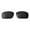 Black, variant on Walleva Fire Red Polarized Replacement Lenses for Oakley Shocktube Sunglasses