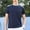 Navy(2025), variant on Yiliang Slim Fit Shirts for Men Comfortable Fit T Shirt Versatile Everday Top Short Sleeve Tee Cozy and Flexible Garment