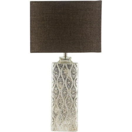 27 Dancing Swirls Glass Table Lamp With Chocolate Brown Rectangular 27 Dancing Swirls Glass Table Lamp With Chocolate Brown Rectangular Shade