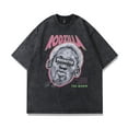 thumbnail image 1 of Frog drift-Camiseta holgada Vintage para hombre, camisa de gran tamaño con estampado de baloncesto, lavado Retro, el gusano, Dennis Rodman, moda de veranoVintage black-D17, 1 of 2