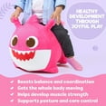 thumbnail image 6 of Baby Shark Mommy Shark Hopper Plush Toy - Inflatable Ride On Bounce Animal Gift for Toddlers Ages 2-4, 6 of 11