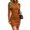 06#Ginger, variant on Rib Knit Sweater Dress for Women Long Sleeve Turtleneck Bodycon Mini Dress Fitted Knit Pullover Dress Casual Office Fall Winter