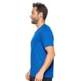 thumbnail image 2 of Expert Brand USA-Made Men's Oxymesh™ Athletic V Neck T-Shirt, Royal Blue, Medium, 2 of 5