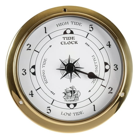 

Sorrowso Wall Mounted Thermometer Hygrometer Barometer Watch Tidal Clock Weather Station