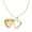 Gold, variant on Heart Locket Necklace Memory Heart Pendant Necklace Alloy Perfect Day and Graduation