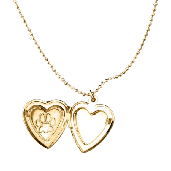 YIEMEEN Heart Box Pendant Necklace Memory Necklace Heart-Shaped Photo Locket Necklace