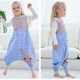 thumbnail image 2 of Saco de Dormir Infantil Split - Saco de Dormir Conejo Rayas Azules-L (recomendado 5-6 años) Ormromra LL-2085-5, 2 of 5