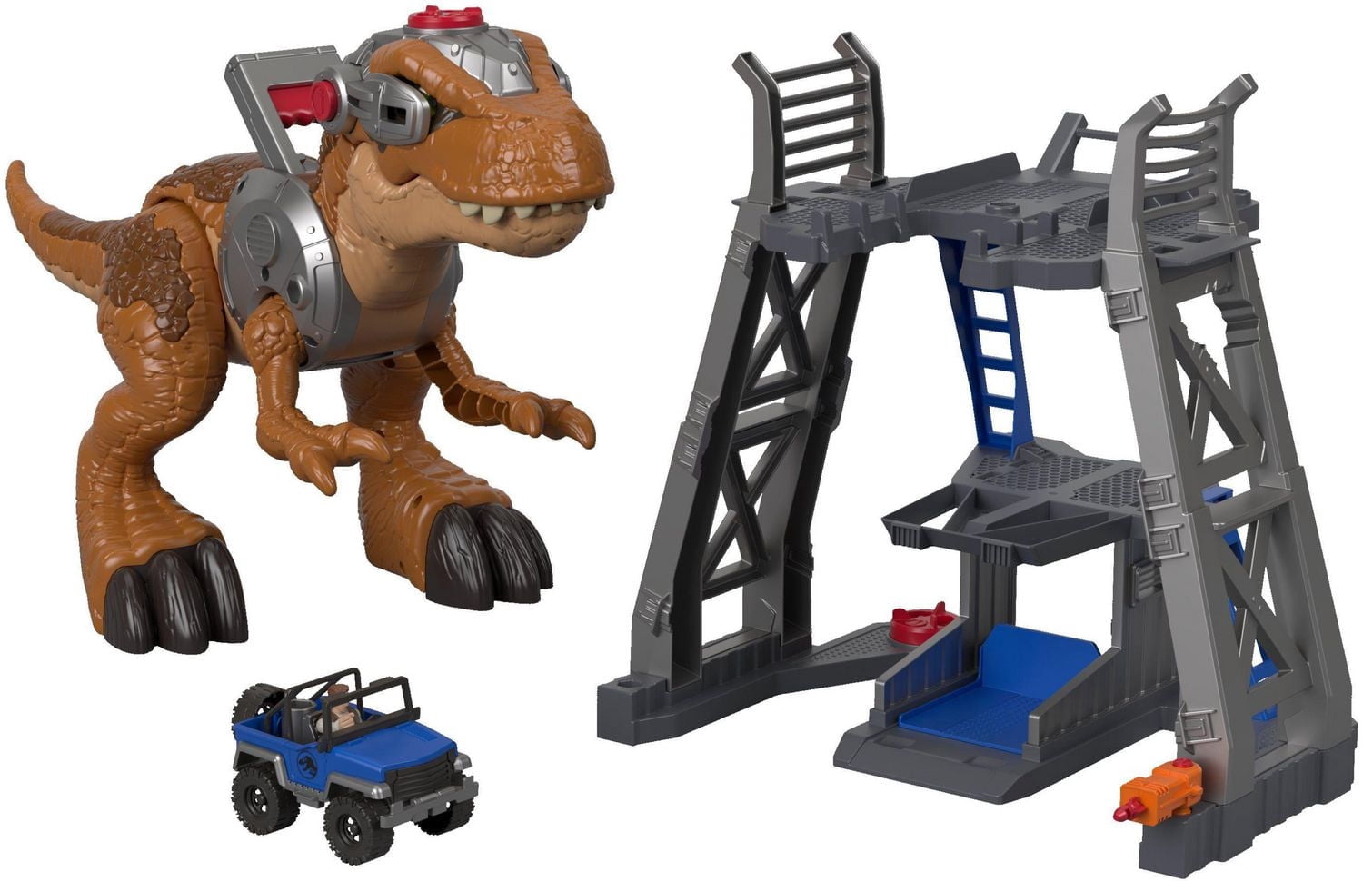 Dinosaure Jurassic Rex Monde Jurassique Imaginext de Fisher-Price