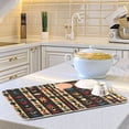 thumbnail image 6 of Yayeee Dish Drying Mat for Kitchen Counter 16"x18" Microfiber Absorbent Pad, Beige Geometric, 6 of 7