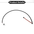 thumbnail image 6 of 1pc Car Rear Brake Pad Wear Sensor for Porsche 911 993 3.8 1995-1997 No.99361236501 TPU Rubber Black, 6 of 6