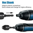 thumbnail image 3 of 4Pcs Hex Shank Keyless Drill Chuck, Screwdriver Converter Adapter Quick Change Bits Tool(0.6-8mm, 0.3-3.6mm), 3 of 6