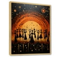 thumbnail image 2 of Designart "Sacred Ritual Folk Religion wall art II" Spiritual Floater Framed Canvas Print, 2 of 7