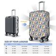 thumbnail image 4 of Honeii Colorful Lightning Bolts Elastic Luggage Cover, featuring double-sided printing, is the ideal companion for travel, business trips, and daily use(not included suitcase )-Large, 4 of 7