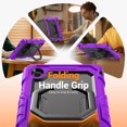 thumbnail image 3 of for Lenovo Tab One 8.7/ Tab K9 Case 8.7 inch 2025, 360 Rotating Shockproof Cover with Stand, Handle, Shoulder Strap, Purple, 3 of 7
