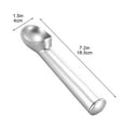 thumbnail image 3 of HongHeng Ice Cream Scoop, 7 inches Nonstick Anti-Freeze One Piece Aluminum Scooper Spoon, Heavy Duty Durable Design, Easy Clean, for Gelato, Cookie Dough, Sorbet, Almond, 3 of 9