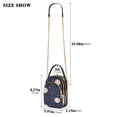 thumbnail image 2 of joogoo Women Baseball and Dots Chain Crossbody Bags Shoulder Handbag Phone Purse, 2 of 5