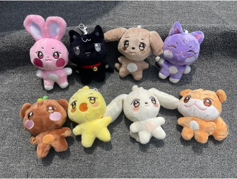 ATEEZ Plush Keychains - PP Cotton Charm Set for ATINY