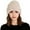 zd-Beige, variant on AWZXDE Women's Lightweight Pearl Knitted Hat with Ear for Cold Weather Comfort and Style White