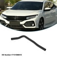 thumbnail image 3 of Manguera del radiador Unique Bargains Manguera de calefacción del radiador Manguera de salida del radiador No.1713159B010 para Honda Civic 2016-2022 Manguera de radiador de goma negra 1 Pc, 3 of 6