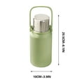 thumbnail image 3 of Gnmfd Large Capacity 32oz Insulated Stainless Steel Water Bottle with Tea Filter, Vacuum Thermal Flask for Outdoor Sports Travel Hiking Gym Office, Keeps Hot Cold Drinks, Wide Mouth Easy Clean, 3 of 6