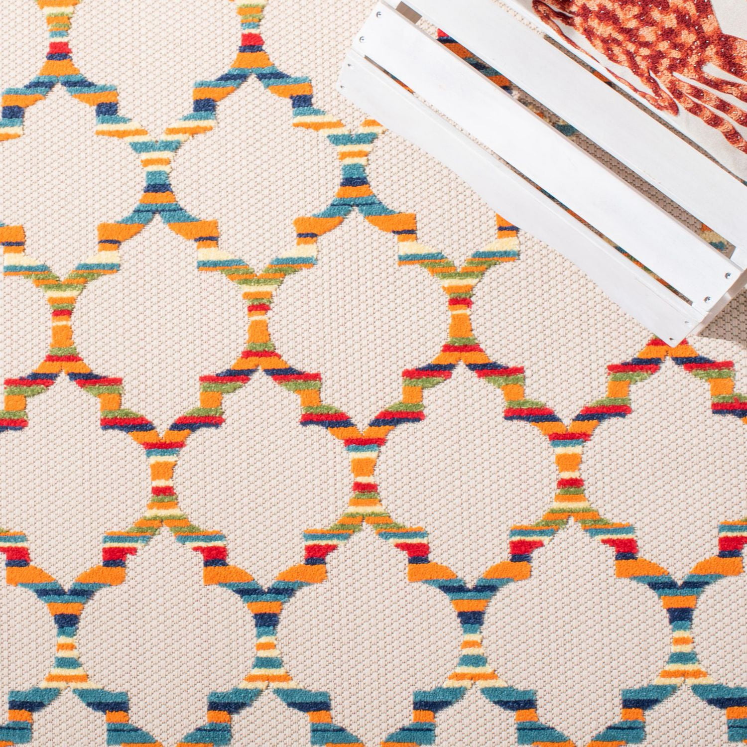 Safavieh Cabana Rorie Tapis Géométrique Extérieur