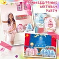 thumbnail image 5 of 24 Pcs Princess Party Favor Bags Princess Goodie Drawstring Bags Pink Blue Castle Gift Pack for Birthday Decoration Supplies 11.8 x 9.8'', 5 of 7