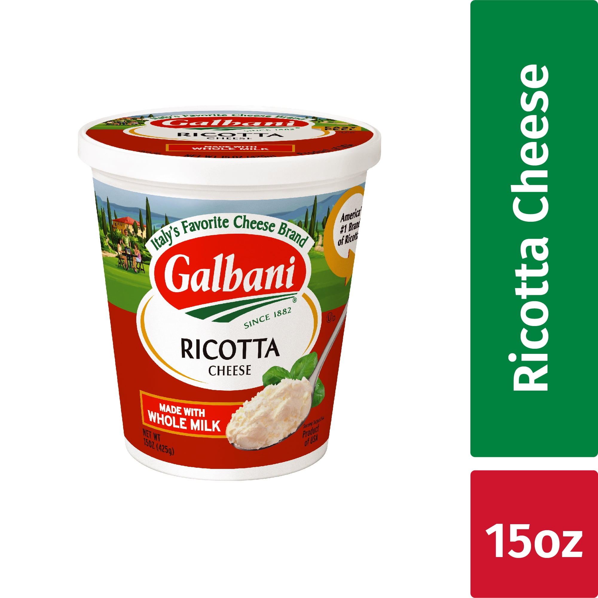Galbani whole milk ricotta cheese 15oz brickseek