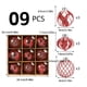 thumbnail image 3 of Advancent 9x adornos navideños de PET duraderos agregan alegría festiva a la decoración navideña y son una excelente adición al hogar Kits de decoración para fiestas Estilo 4, 3 of 6