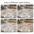 thumbnail image 7 of ODIKA 3'x5' Washable Area Rug Non-Slip, Flatweave, Easy Care Abstract Way Faded Gradient Smudged Motif Decorative Lightweight for Hallway, Laundry Room, 7 of 7