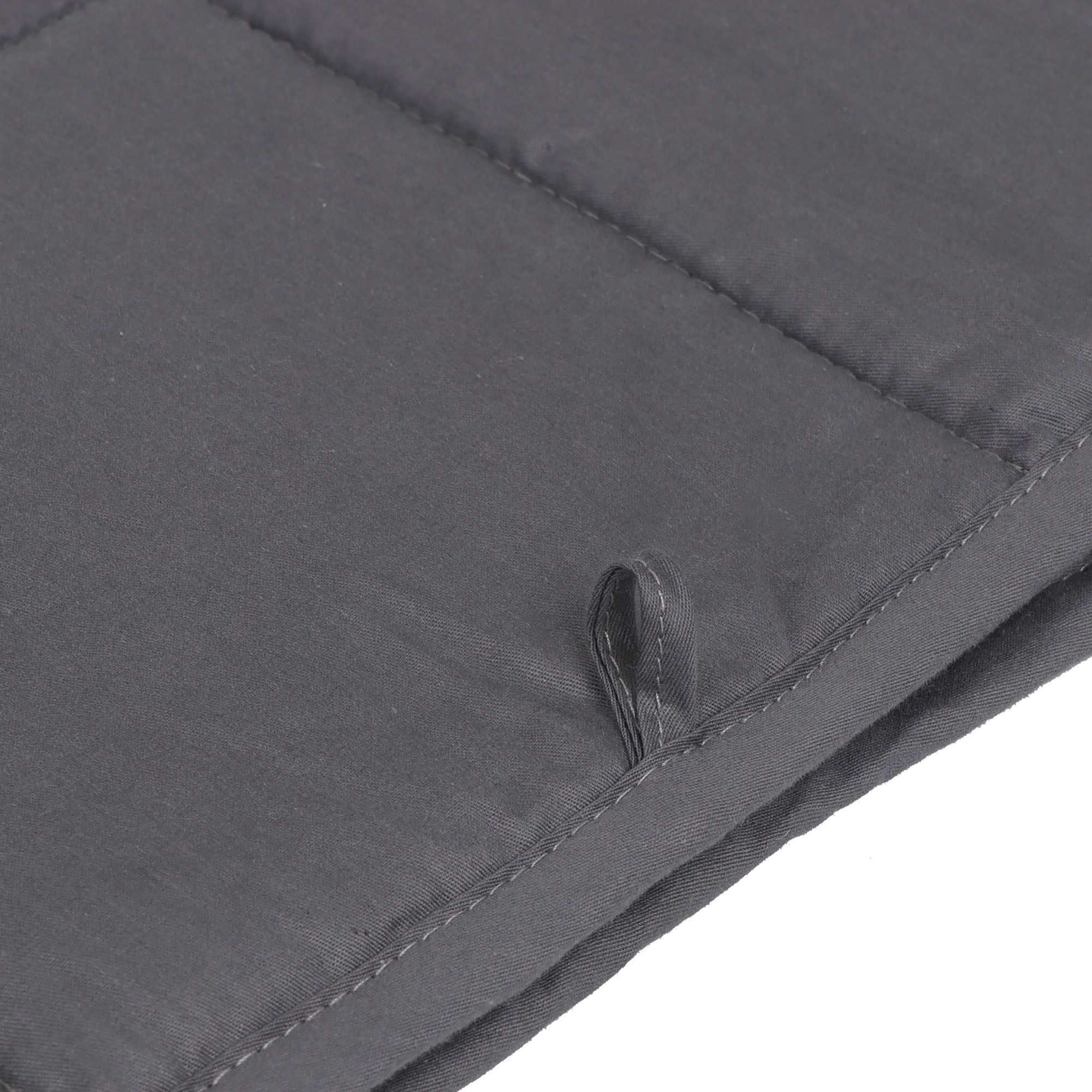 ZENSTYLE Quality Sleeping Full/Twin Size Cotton Weighted Blanket 48 x 72", 15lbs Deep Grey