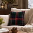 thumbnail image 4 of Christmas Vintage Tartan Plaid Pillow, Christmas Throw Pillow, Sofa Bedroom Holiday Decor Pillow, 4 of 7